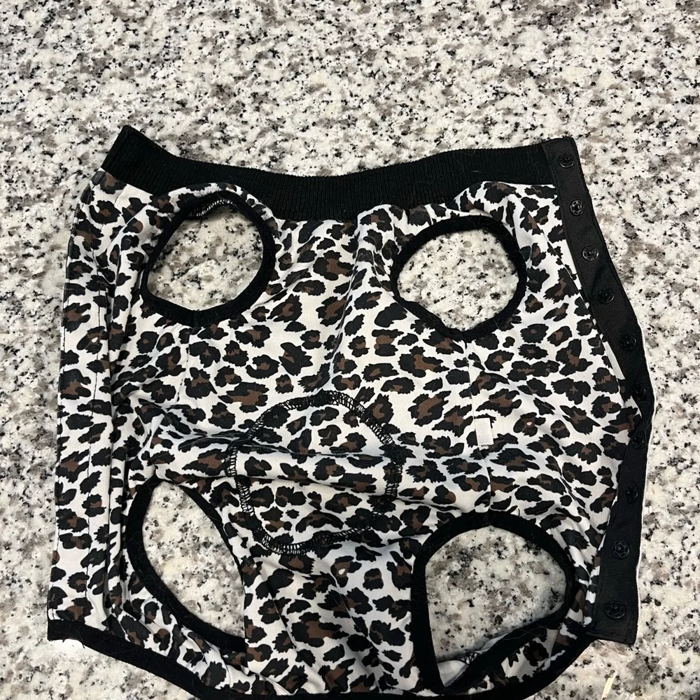 Leopard Print Cat Sweater